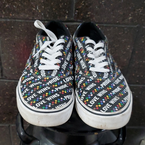 Vans Colorful Love Wins Pride Sneakers Athetic Athleisure Surfer Skateboard Off main image 9